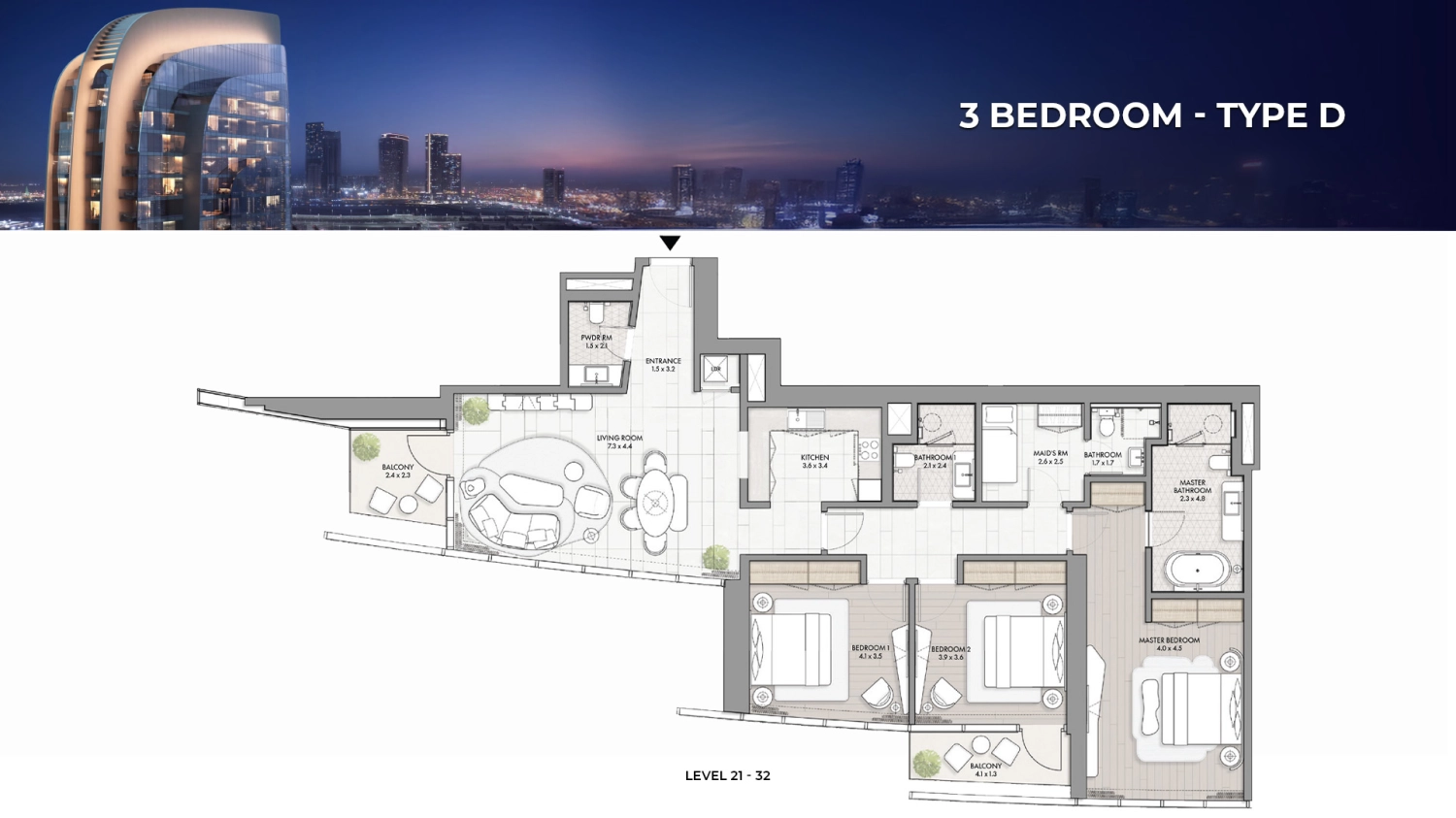 4 BR - Type A